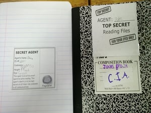 Secret Agent notebook covers for students