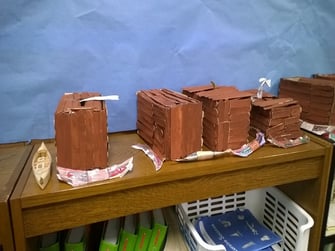 long house models made by students
