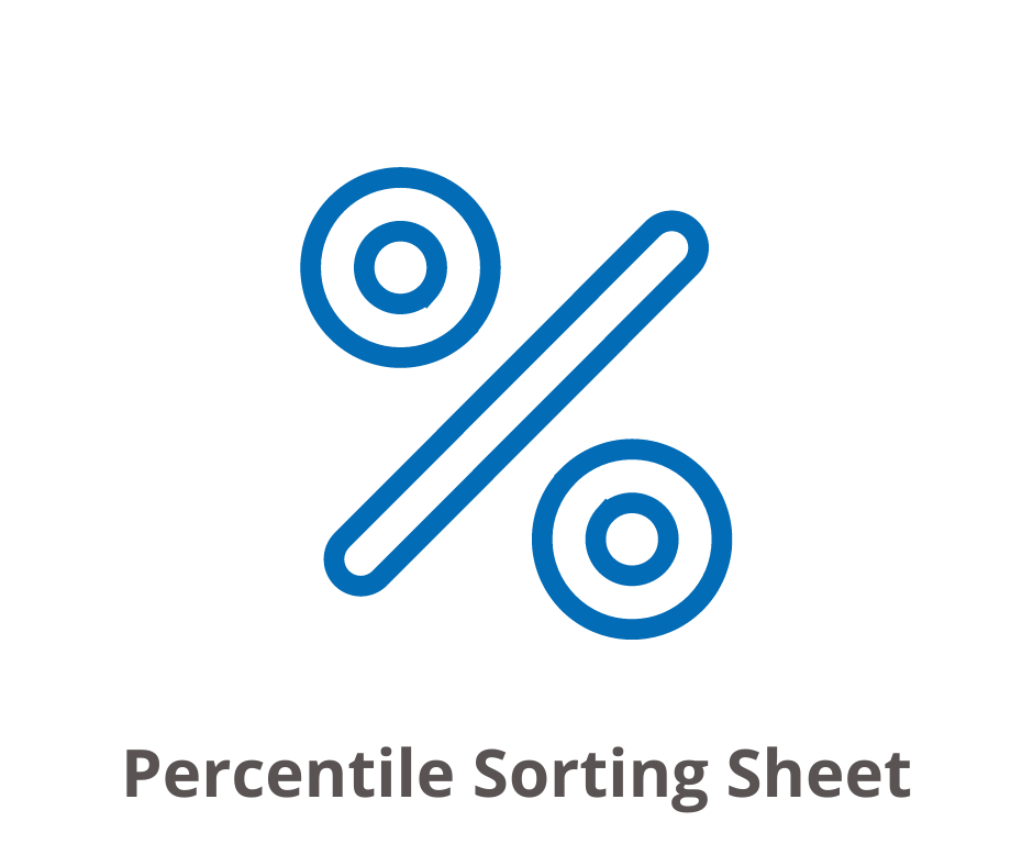 Percentile Sorting Sheet